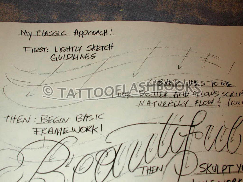 boog tattoo flash. Gentlemans Tattoo Flash Script