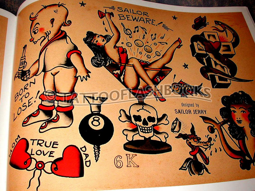 sailor jerry tattoo flash. Sailor Jerry: Tattoo Flash