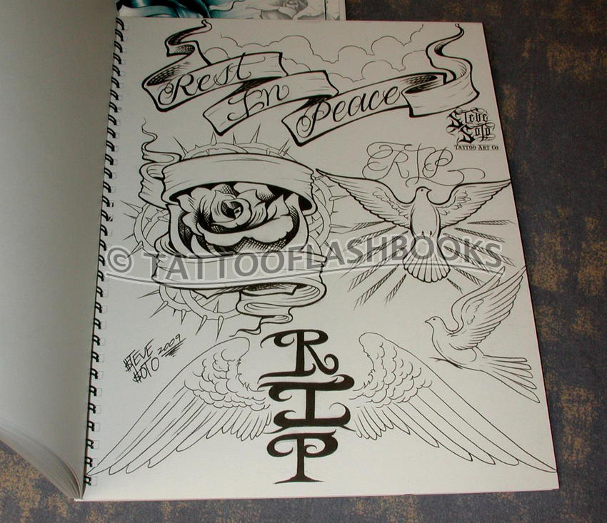 RELIGIOUS SKETCHBOOK by Steve Soto (30 pages) Tattoo Design Sketch Flash  Book